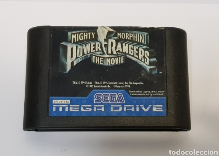 MIGHTY MORPHIN POWER RANGER THE MOVIE SEGA MAGA DRIVE (Juguetes - Videojuegos y Consolas - Sega - MegaDrive)