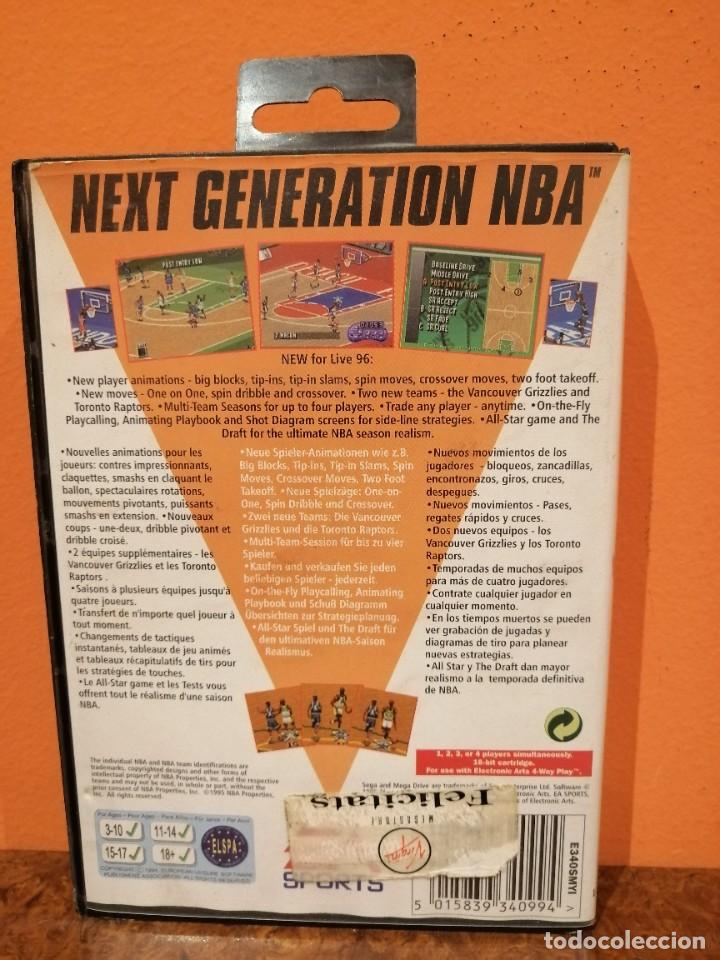 Videojuegos y consolas: JUEGO SEGA MEGADRIVE NBA LIVE96 - Foto 2