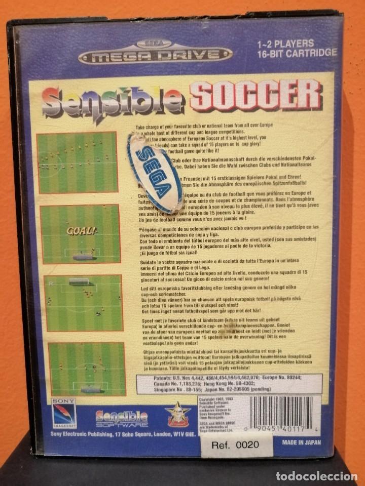 Videojuegos y consolas: JUEGO SEGA MEGADRIVE SENSIBLE SOCCER - Foto 2