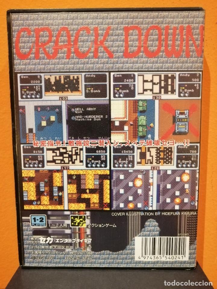 Videojuegos y consolas: JUEGO SEGA MEGADRIVE CRACK DOWN - Foto 2