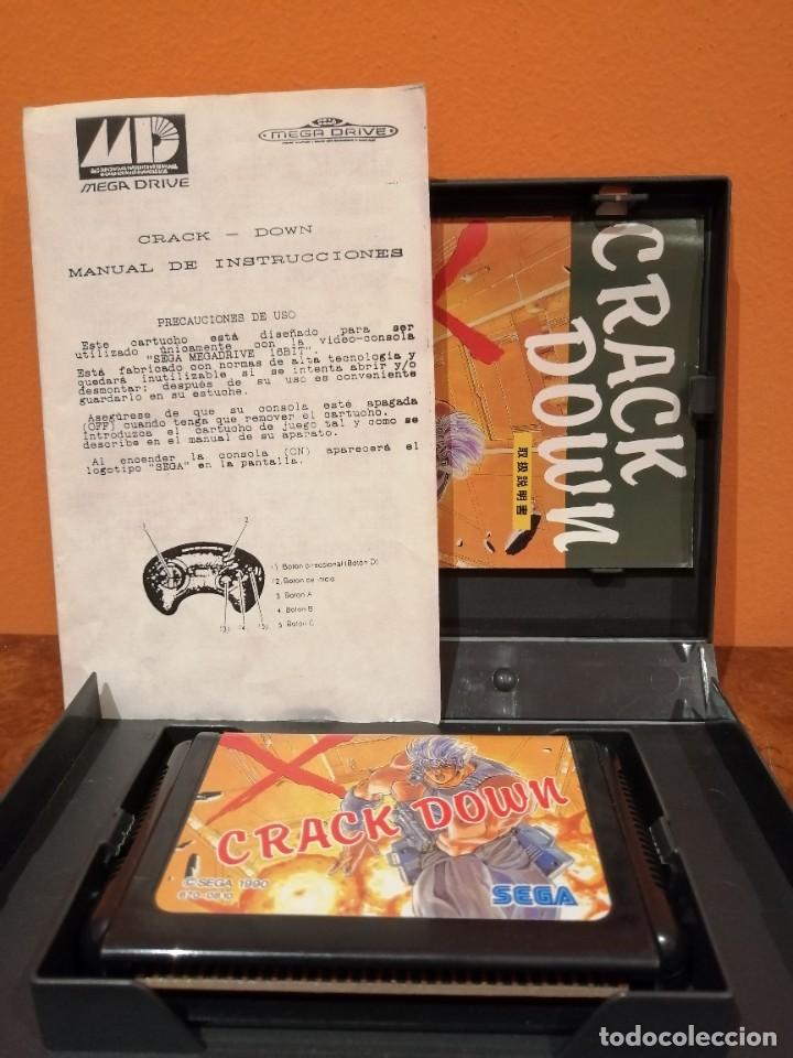 Videojuegos y consolas: JUEGO SEGA MEGADRIVE CRACK DOWN - Foto 5