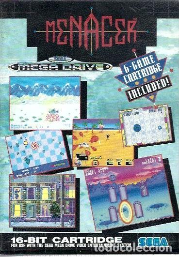 Videojuegos y consolas: MENACER MEGADRIVE + CAJA - Foto 1