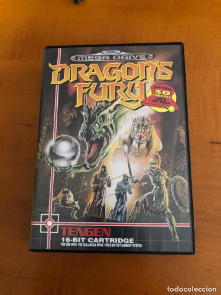 Videojuegos y Consolas: Antiguo juego Dragons Fury mega Drive - Foto 1 - 245385420