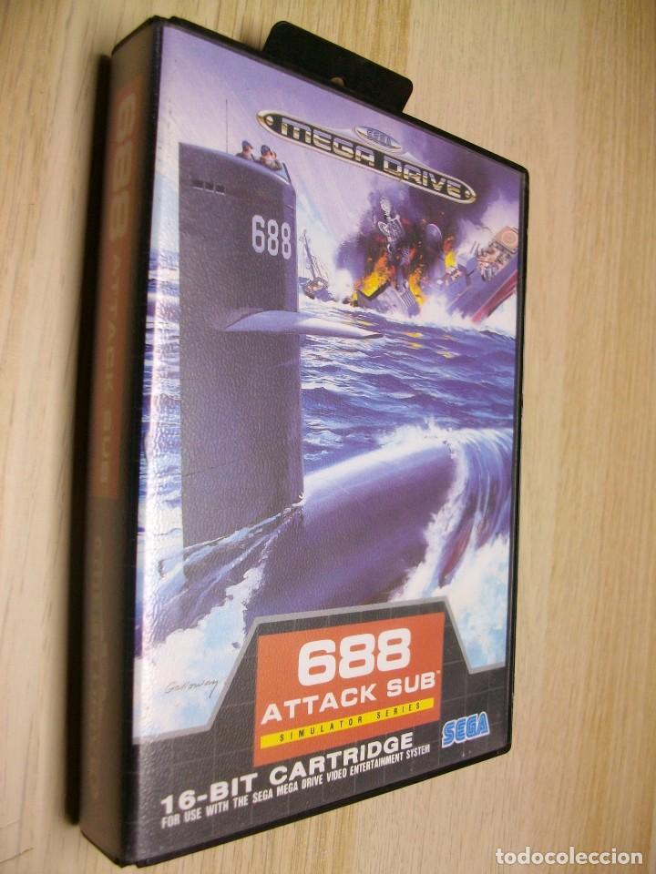 Videojuegos y consolas: 688 ATTACK SUB JUEGO DE SEGA MEGADRIVE - Foto 1