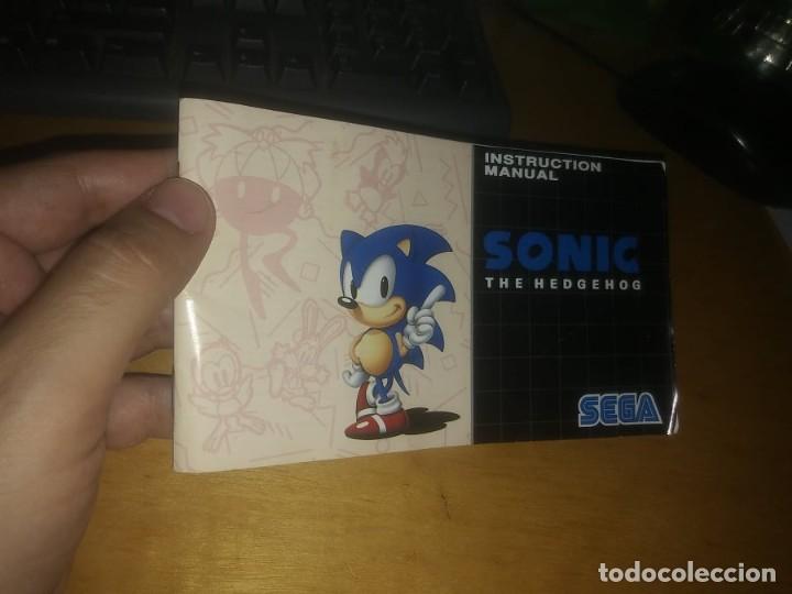 Videojuegos y consolas: JUEGO MEGA DRIVE SONIC THE HEDGEHOG COMPLETO - Foto 4