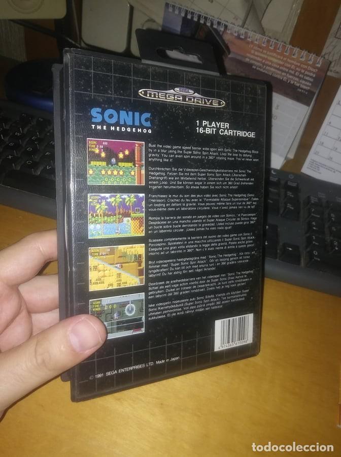 Videojuegos y consolas: JUEGO MEGA DRIVE SONIC THE HEDGEHOG COMPLETO - Foto 10