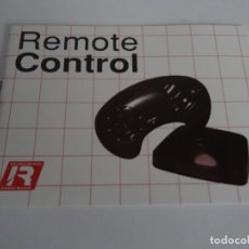 Videojuegos y Consolas: SEGA MEGA DRIVE - MANUAL DE INSTRUCCIONES REMOTE CONTROL ED. ESPAÑOLA. Lote 325934353