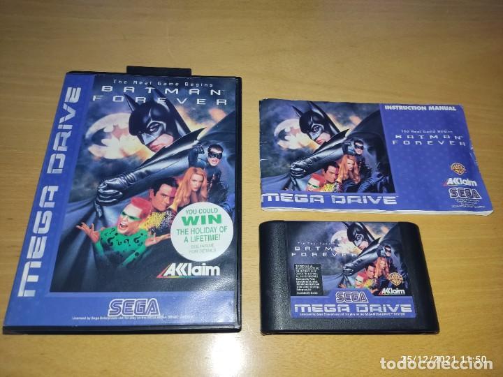 batman forever mega drive pal completo con manu - Buy Video games and  consoles Mega Drive on todocoleccion