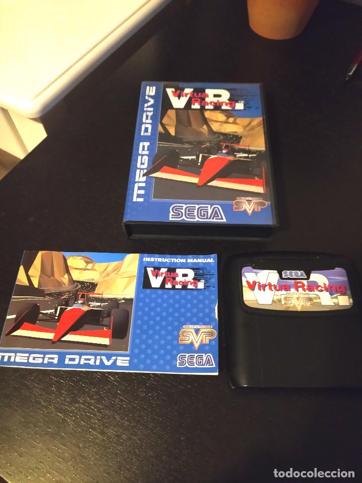 Videogiochi e Consoli: VIRTUA RACING SEGA MEGA DRIVE PAL - COMPLETO CAJA Y MANUAL - CHIP SVP