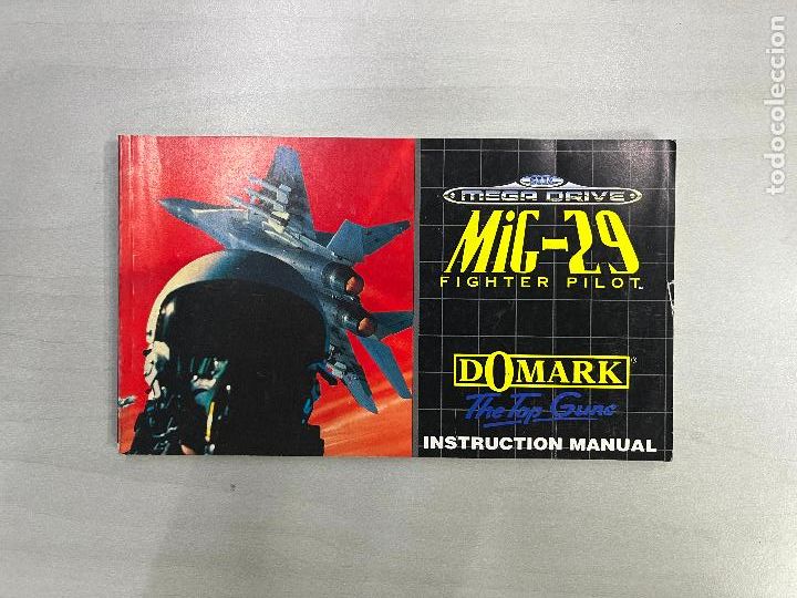 Videojuegos y consolas: MEGADRIVE MD MANUAL INSTRUCCIONES Mig-29 - Foto 1