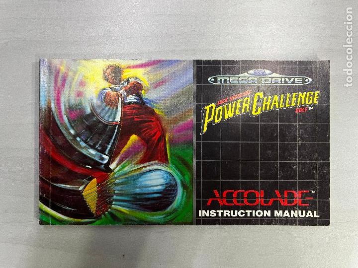 Videojuegos y consolas: MEGADRIVE MD MANUAL INSTRUCCIONES Powerchallenge - Foto 1