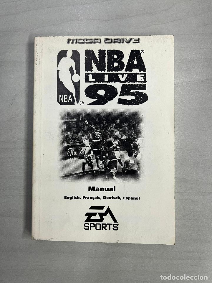 Videojuegos y consolas: MEGADRIVE MD MANUAL INSTRUCCIONES NBA live 95 - Foto 1