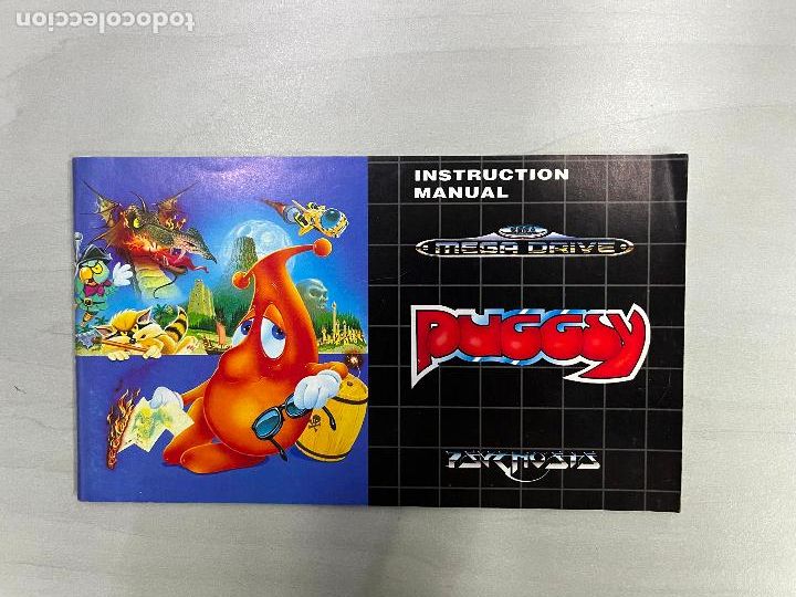 Videojuegos y consolas: MEGADRIVE MD MANUAL INSTRUCCIONES Puggsy - Foto 1