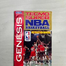 Videojuegos y Consolas: MEGADRIVE MD MANUAL INSTRUCCIONES TECMO SUPER NBA BASKETBALL. Lote 363939136