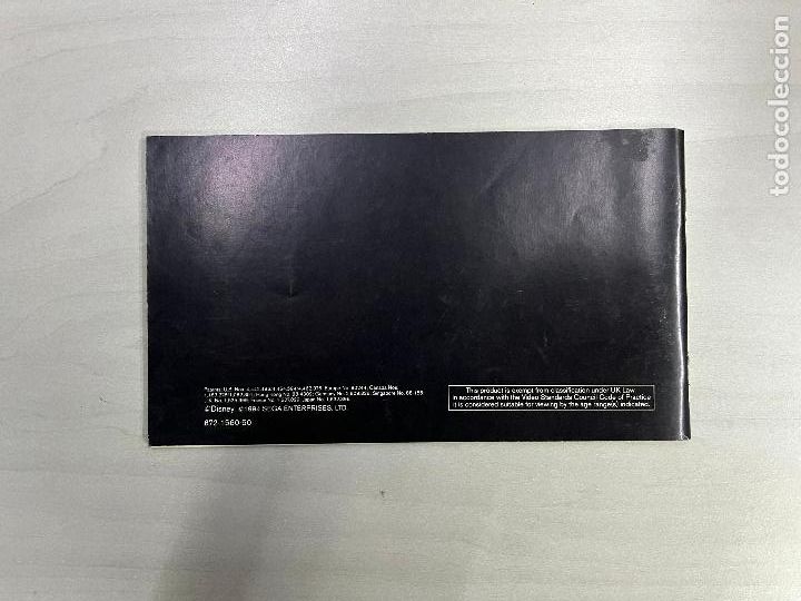 Videojuegos y consolas: MEGADRIVE MD MANUAL INSTRUCCIONES Bonkers - Foto 2