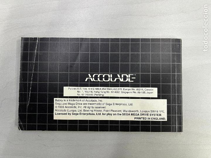 Videojuegos y consolas: MEGADRIVE MD MANUAL INSTRUCCIONES Busy - Foto 2