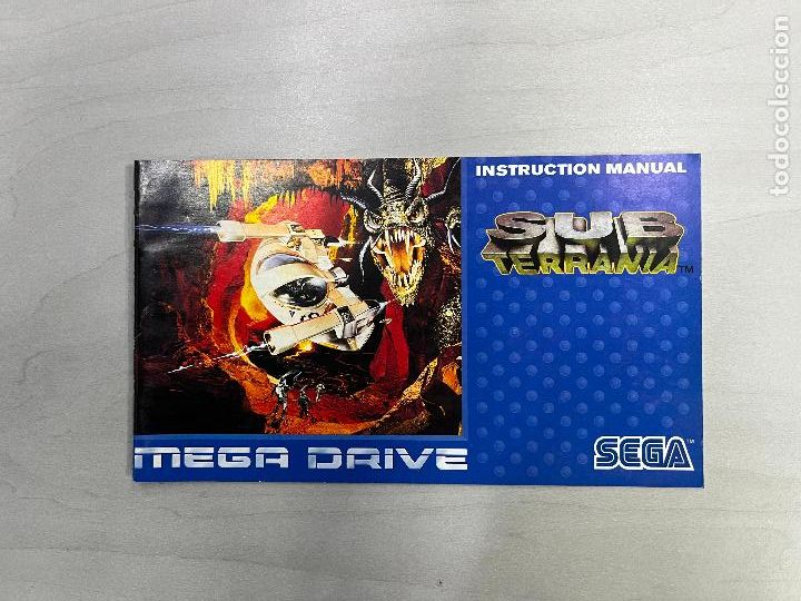 Videojuegos y consolas: MEGADRIVE MD MANUAL INSTRUCCIONES Sub terrania - Foto 1