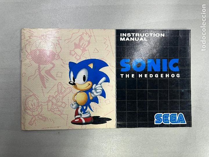 Videojuegos y consolas: MEGADRIVE MD MANUAL INSTRUCCIONES Sonic the hedgehog - Foto 1