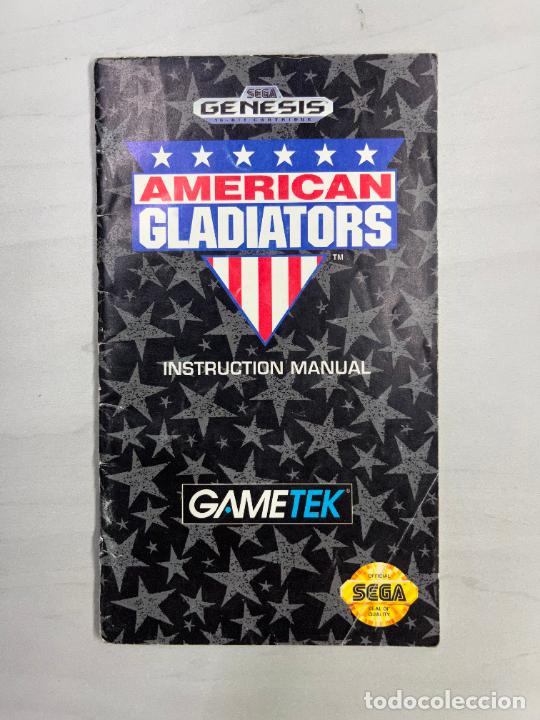 Videojuegos y consolas: MEGADRIVE MANUAL AMERICAN GLADIATORS - Foto 1