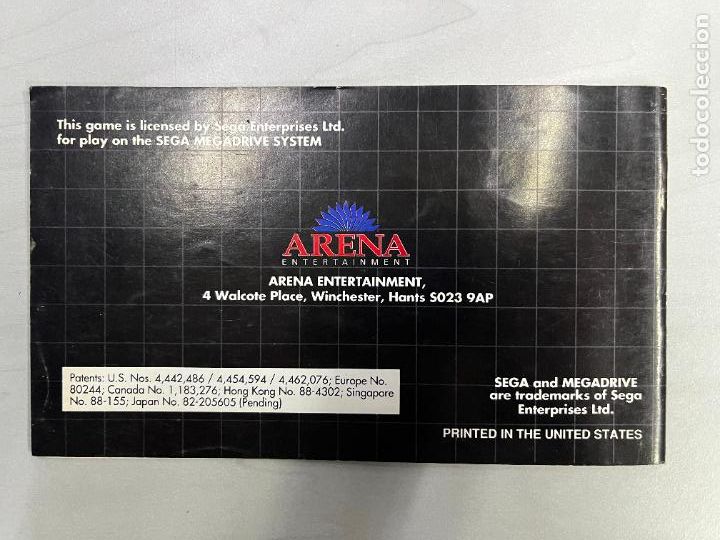 Videojuegos y consolas: MEGADRIVE MANUAL ALIEN 3 - Foto 2