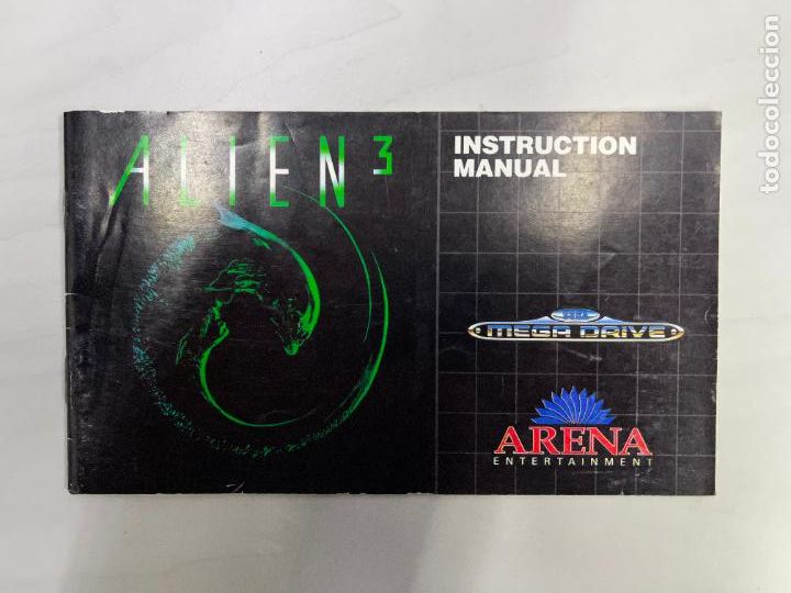 Videojuegos y consolas: MEGADRIVE MANUAL ALIEN 3 - Foto 1
