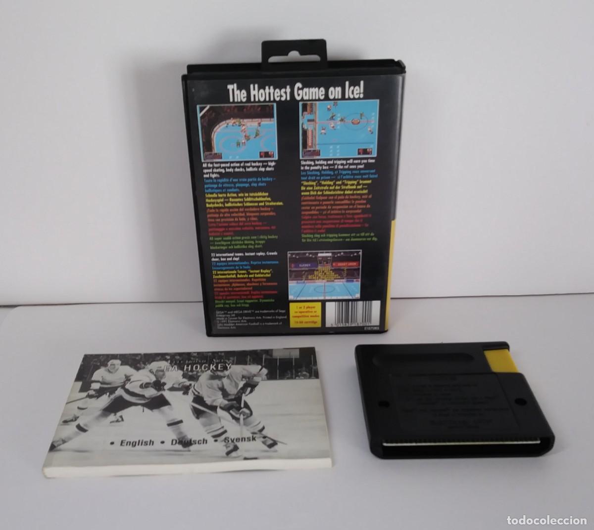 Videojuegos y consolas: EA HOCKEY MEGA DRIVE COMPLETO - Foto 10