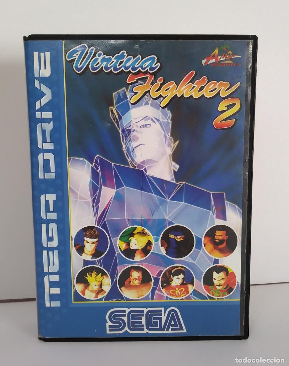 Videojuegos y consolas: VIRTUA FIGHTER 2 MEGA DRIVE COMPLETO - Foto 1