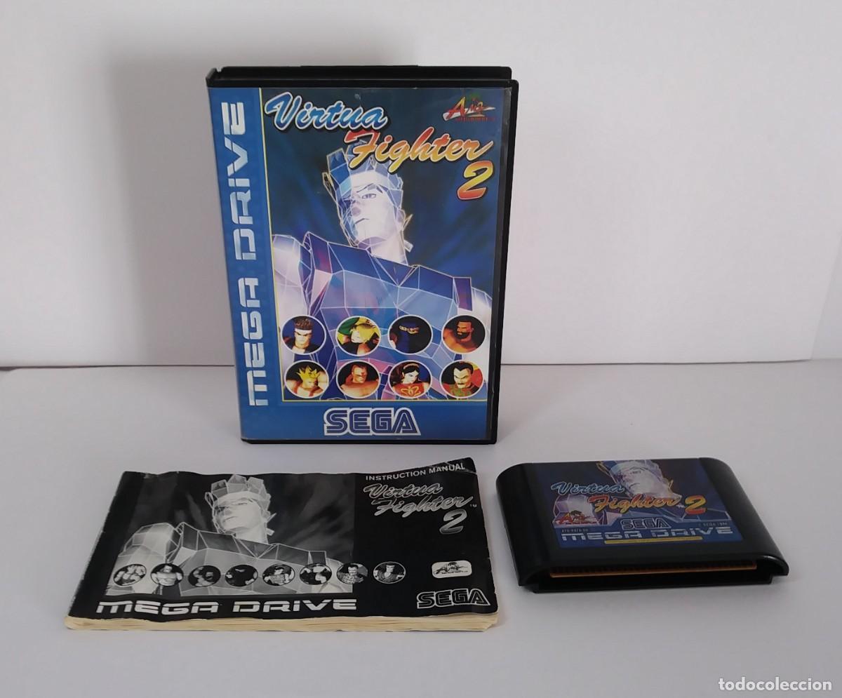 Videojuegos y consolas: VIRTUA FIGHTER 2 MEGA DRIVE COMPLETO - Foto 2