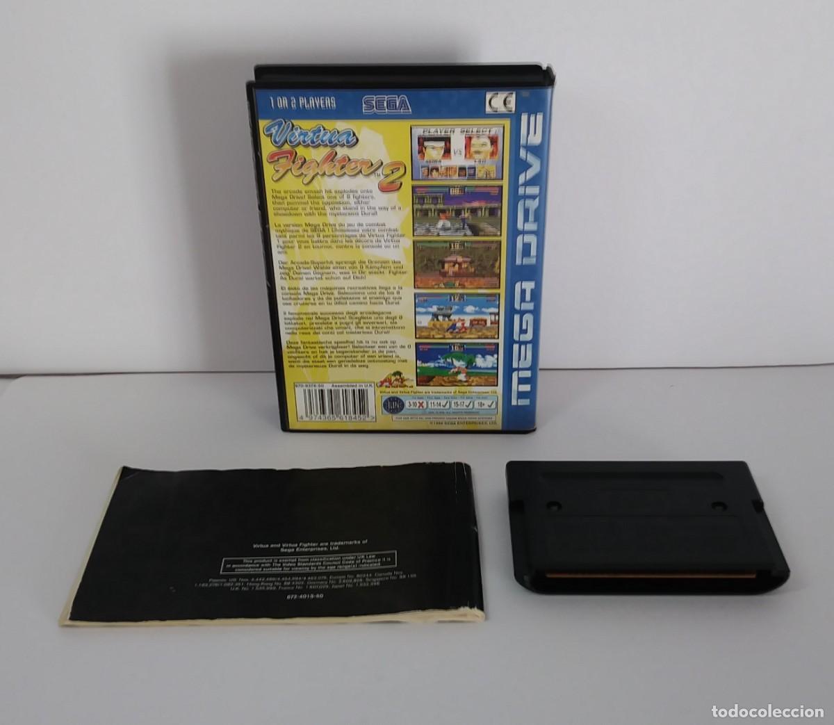 Videojuegos y consolas: VIRTUA FIGHTER 2 MEGA DRIVE COMPLETO - Foto 11
