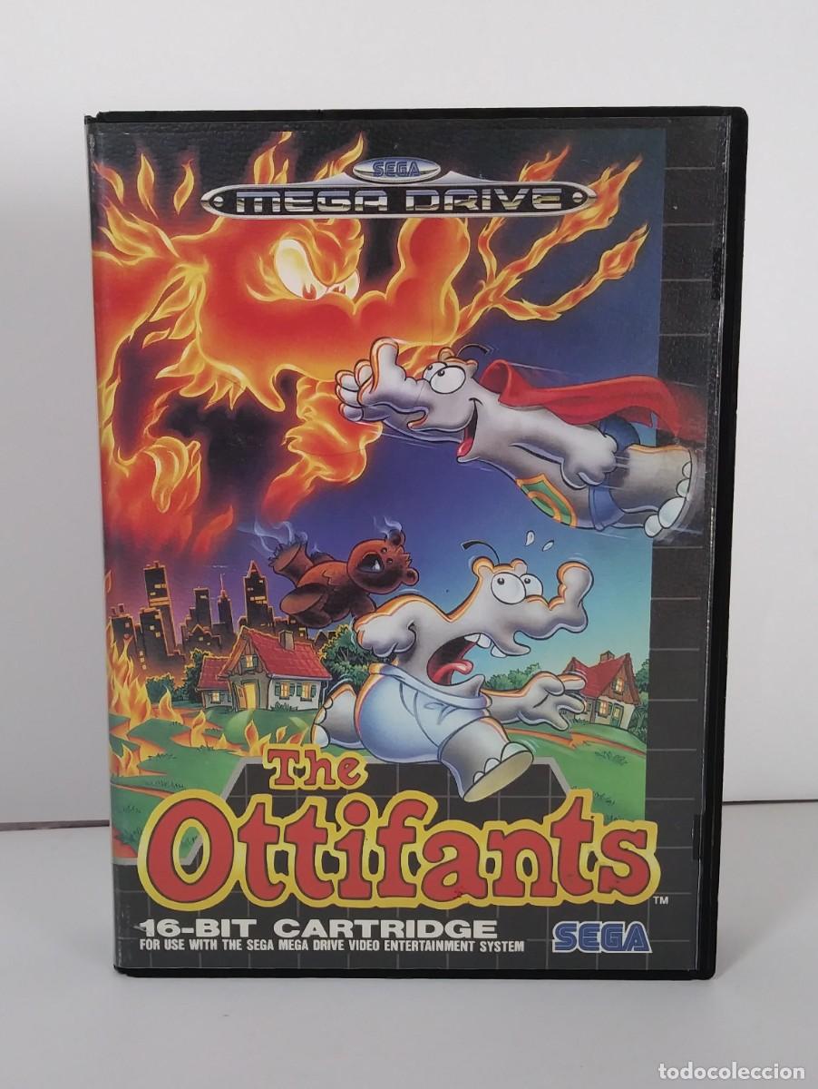 Videojuegos y consolas: THE OTTIFANTS MEGA DRIVE COMPLETO - Foto 1