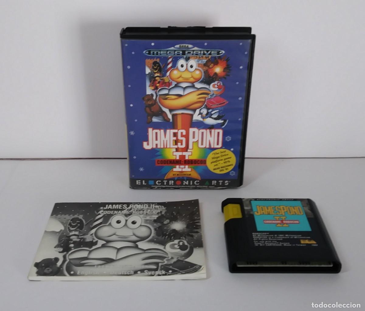 Videojuegos y consolas: JAMES POND II MEGA DRIVE COMPLETO - Foto 2