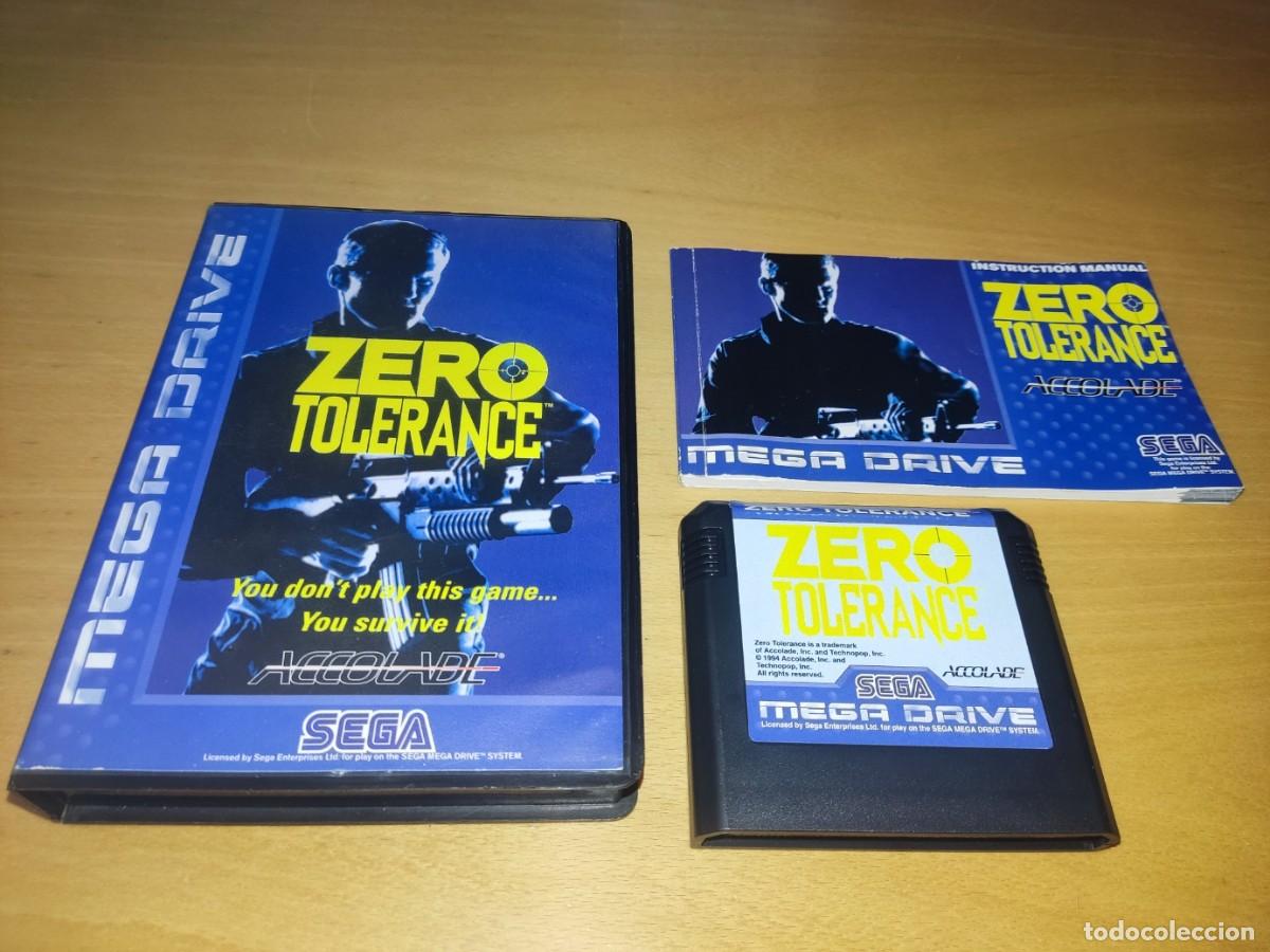 Videojuegos y consolas: ZERO TOLERANCE Mega Drive PAL Megadrive - Foto 1