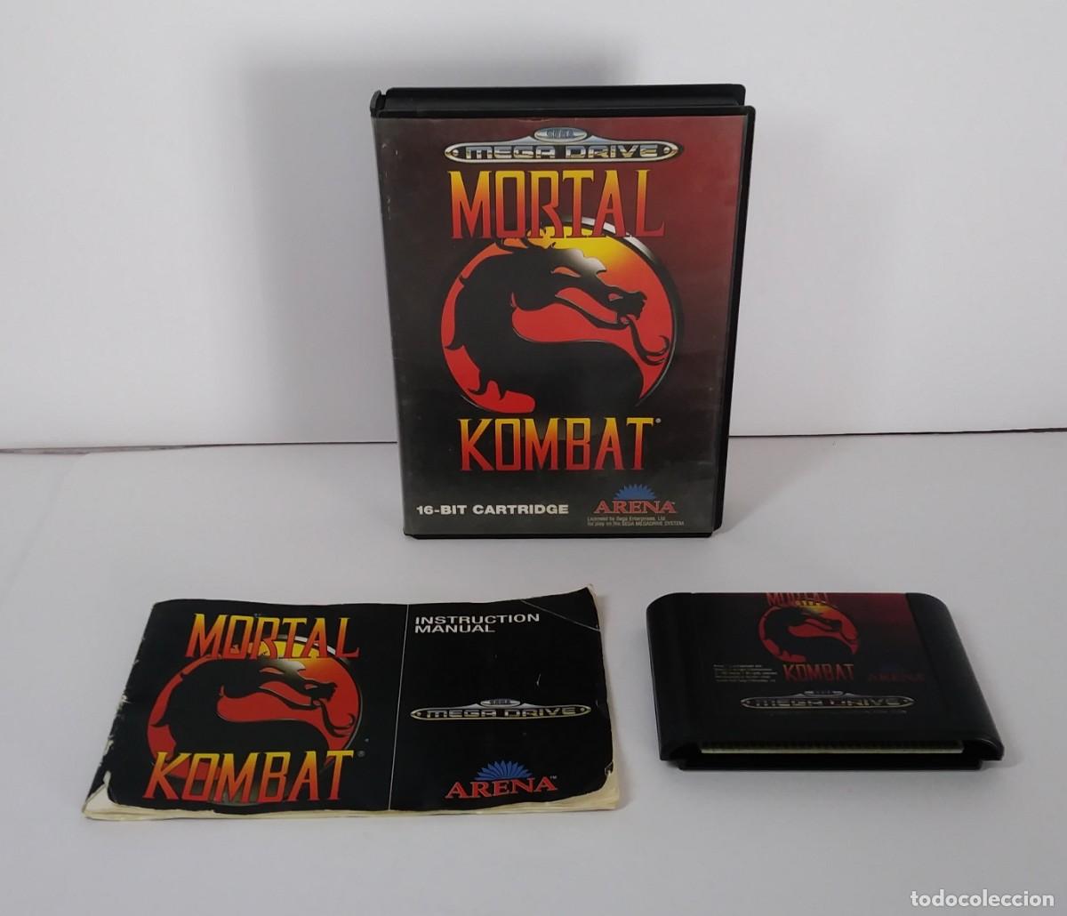 Videojuegos y consolas: MORTAL KOMBAT MEGA DRIVE COMPLETO - Foto 2