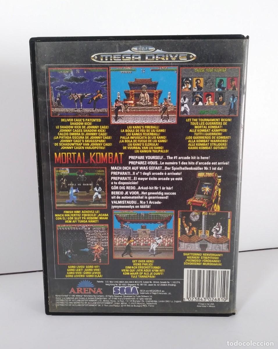 Videojuegos y consolas: MORTAL KOMBAT MEGA DRIVE COMPLETO - Foto 3
