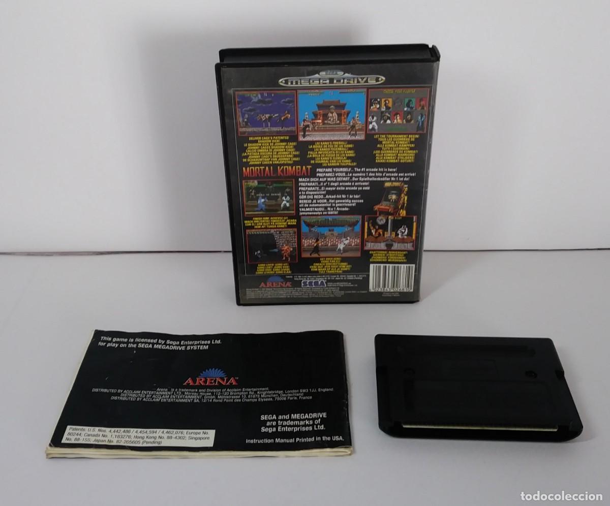 Videojuegos y consolas: MORTAL KOMBAT MEGA DRIVE COMPLETO - Foto 12
