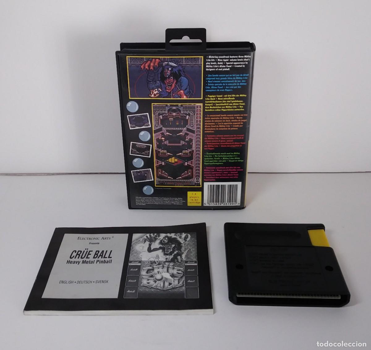 crüeball mega drive completo - Buy Video games and consoles Mega Drive on  todocoleccion
