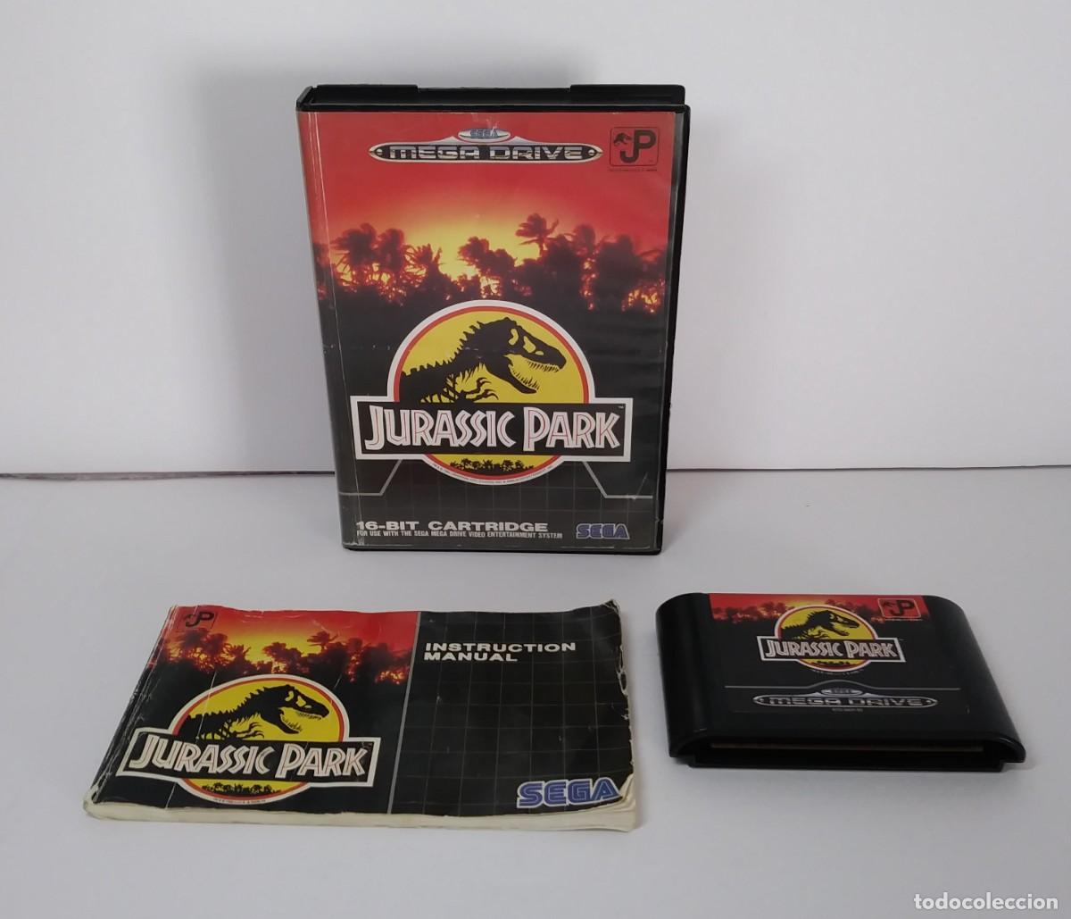 Videojuegos y consolas: JURASSIC PARK MEGA DRIVE COMPLETO - Foto 2