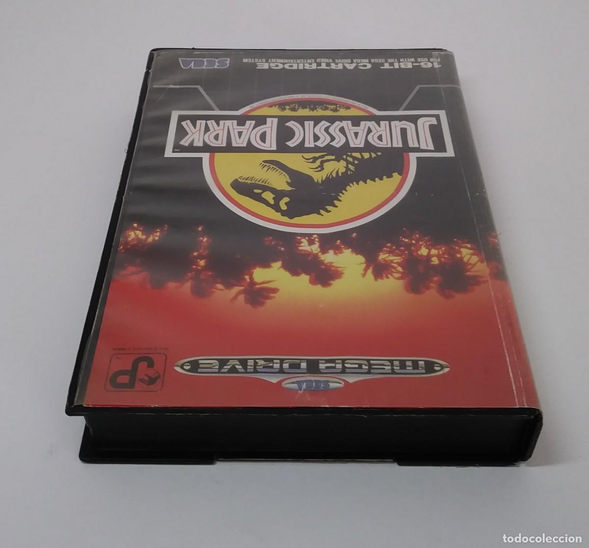 Videojuegos y consolas: JURASSIC PARK MEGA DRIVE COMPLETO - Foto 7