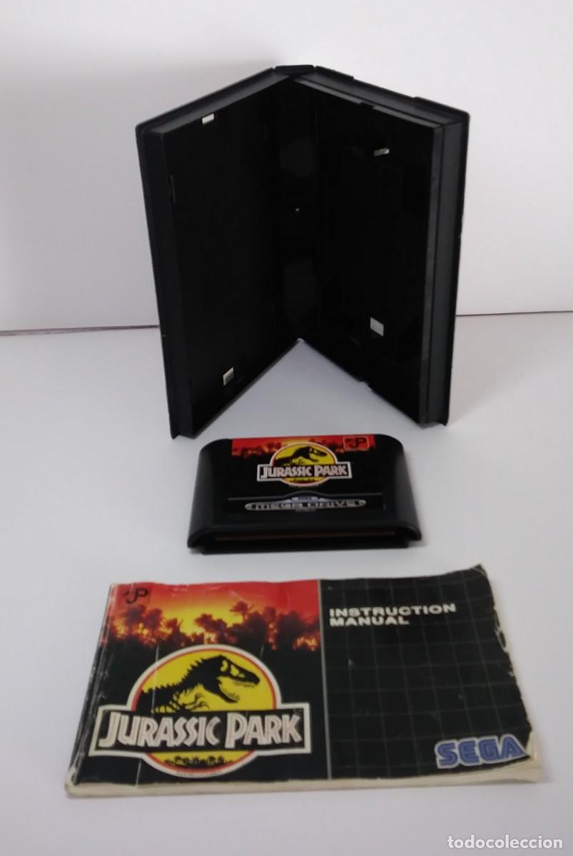 Videojuegos y consolas: JURASSIC PARK MEGA DRIVE COMPLETO - Foto 11