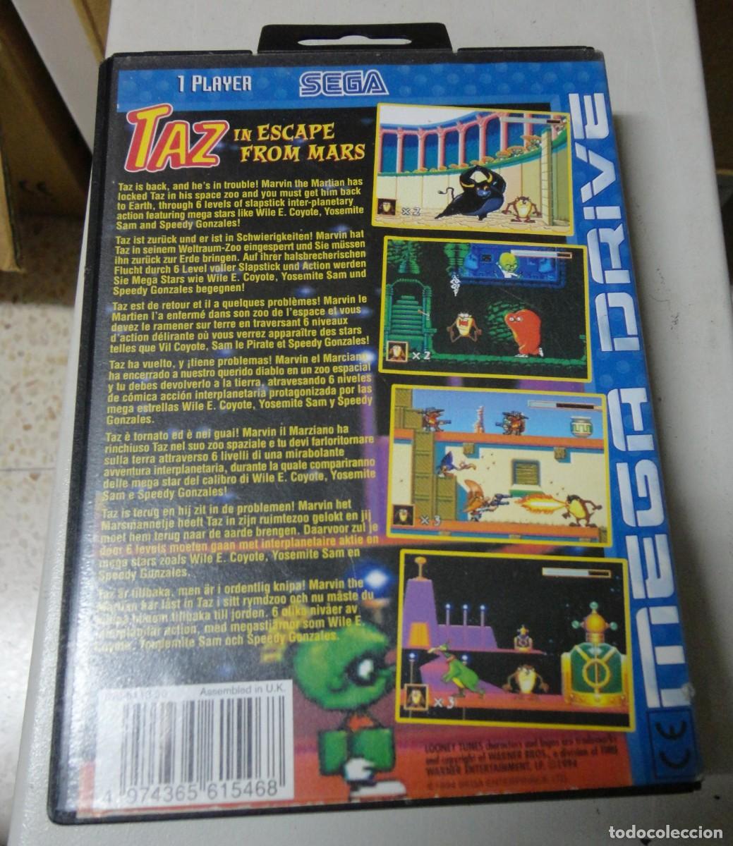 Videojuegos y consolas: TAZ IN SCAPE FROM MARS (SIN MANUAL) - Foto 2