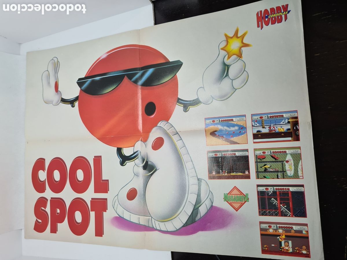 Videojuegos y consolas: POSTER CENTRAL HOBBY CONSOLAS SEGA MEGA DRIVE FLASHBACK COOL STOP - Foto 2