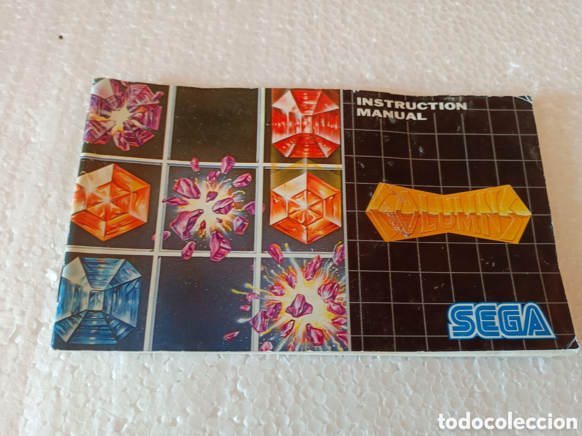 Videojuegos y consolas: Instrucciones originales columns megadrive , mega drive sega - Foto 1