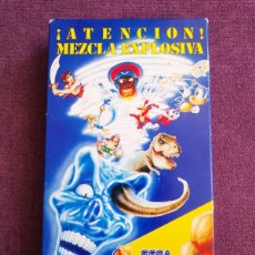 Videojuegos y Consolas: CINTA VHS ATENCION MEZCLA EXPLOSIVA SATURN MEGA CD REVISTA HOBBY CONSOLAS VIDEOJUEGOS MEGA DRIVE