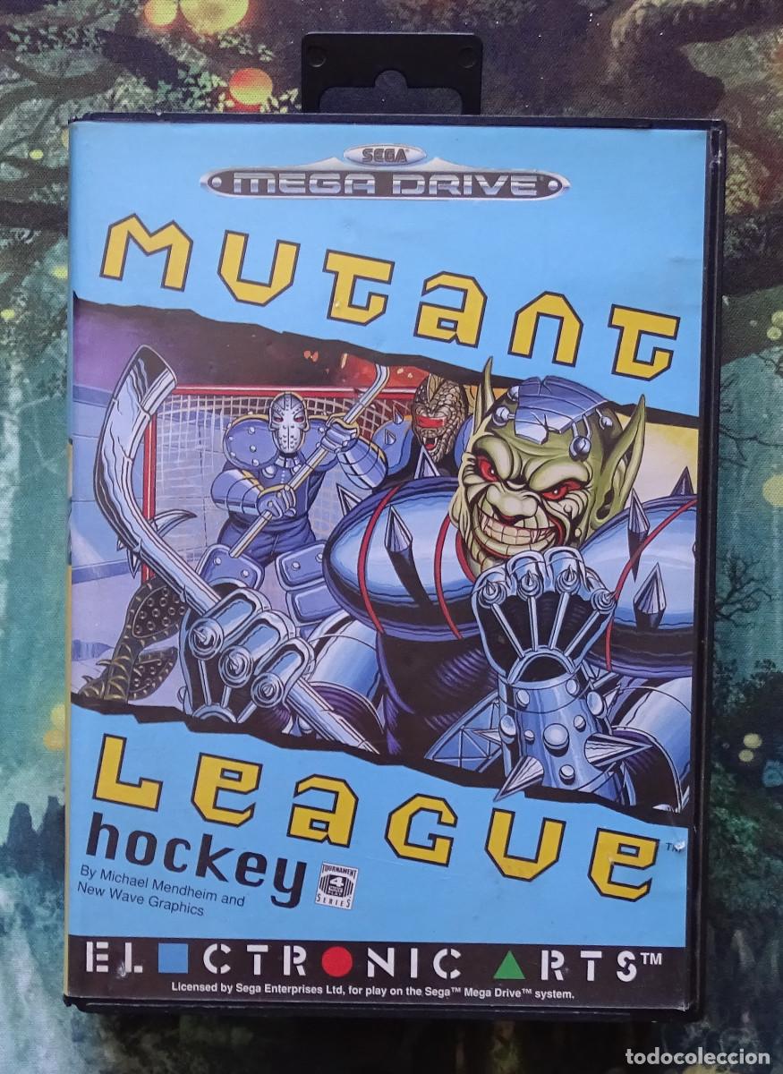 mutan league hockey - juego videojuego sega meg