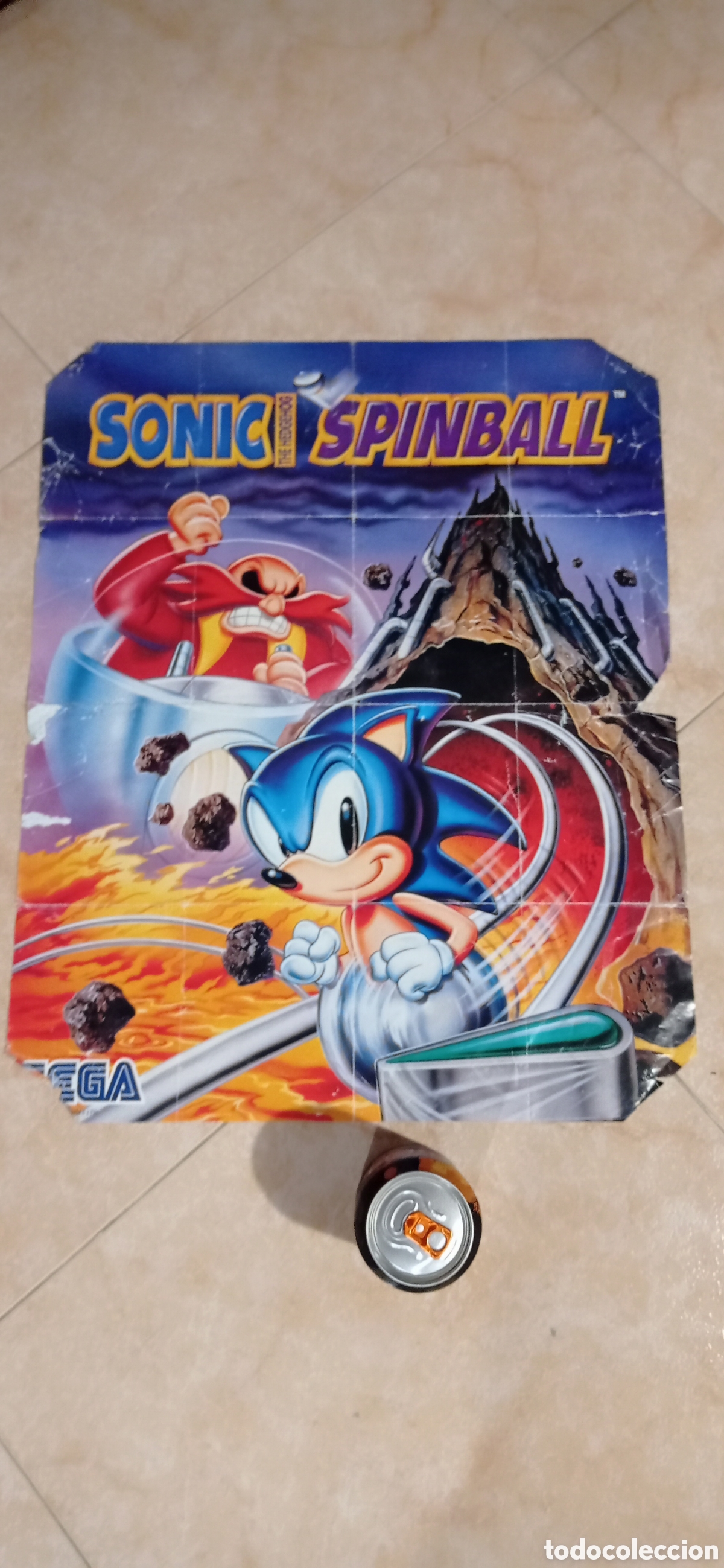 sonic,sega,poster años 90, 53cm x 42 cm - Buy Video games and consoles Mega  Drive on todocoleccion