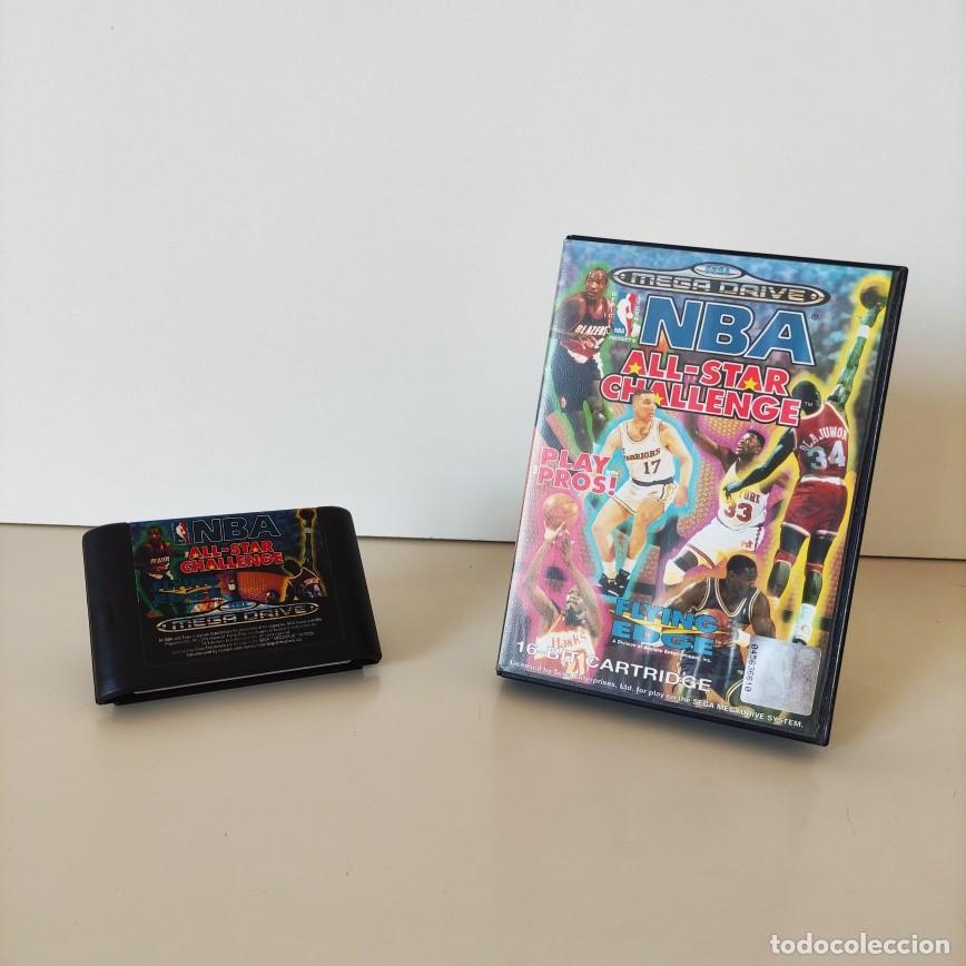 Videojuegos y consolas: NBA All Star Challenge Sega Megadrive Pal - Foto 1