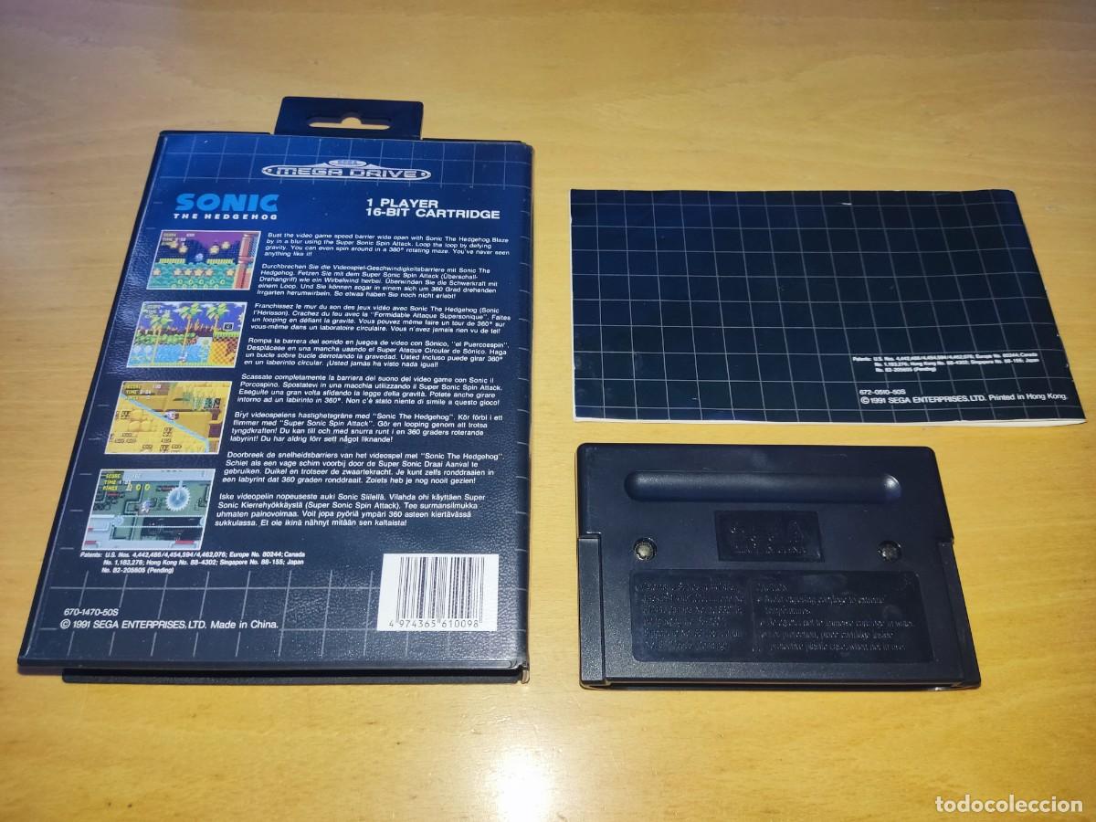 Videojuegos y consolas: SONIC Mega Drive PAL Megadrive - Foto 2