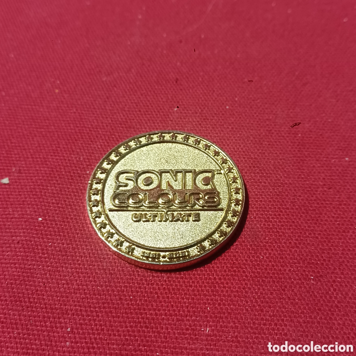 Videojuegos y consolas: Moneda dorada SONIC COLOURS ULTIMATE 30 TH ANIVERSARY - Foto 2