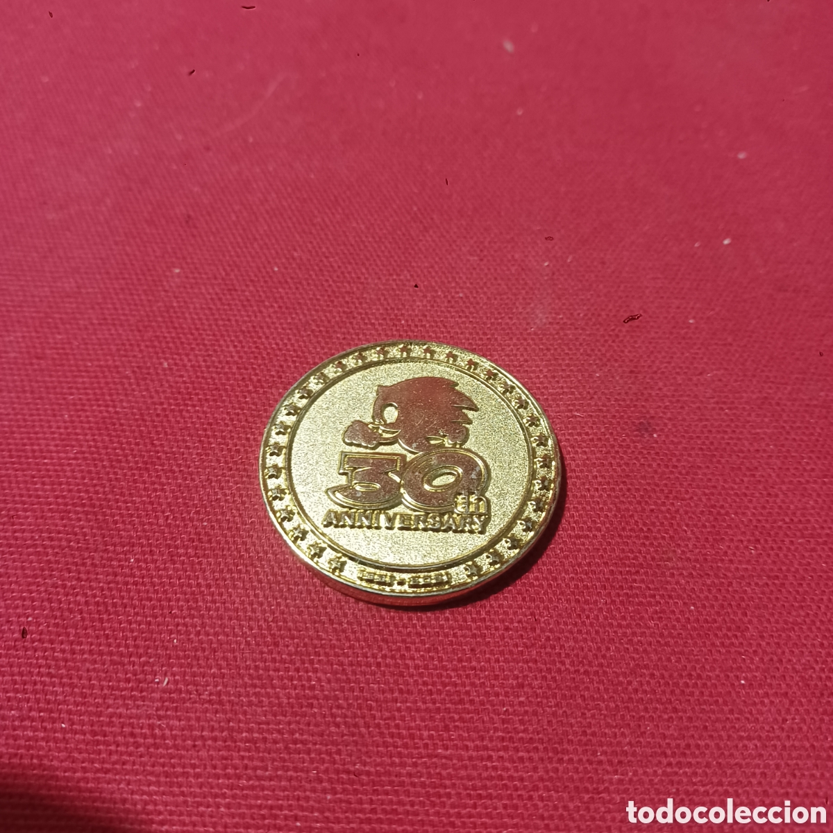 Videojuegos y consolas: Moneda dorada SONIC COLOURS ULTIMATE 30 TH ANIVERSARY - Foto 1