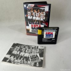 Videojuegos y Consolas: VIDEOJUEGO SEGA GENESIS - TEAM USA BASKETBALL + CAJA + INSTRUCCIONES - AÑO 1992